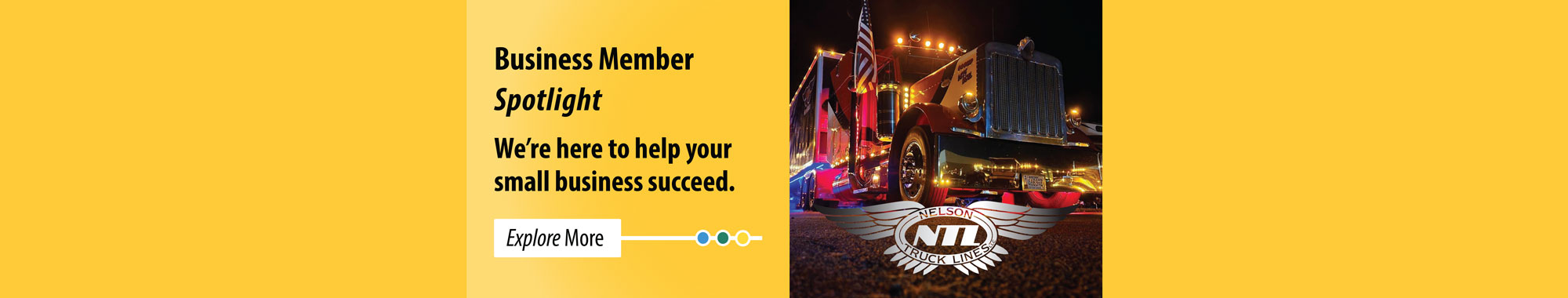 Business Member Spotlight - We're here to help your small business succeed. Explore More