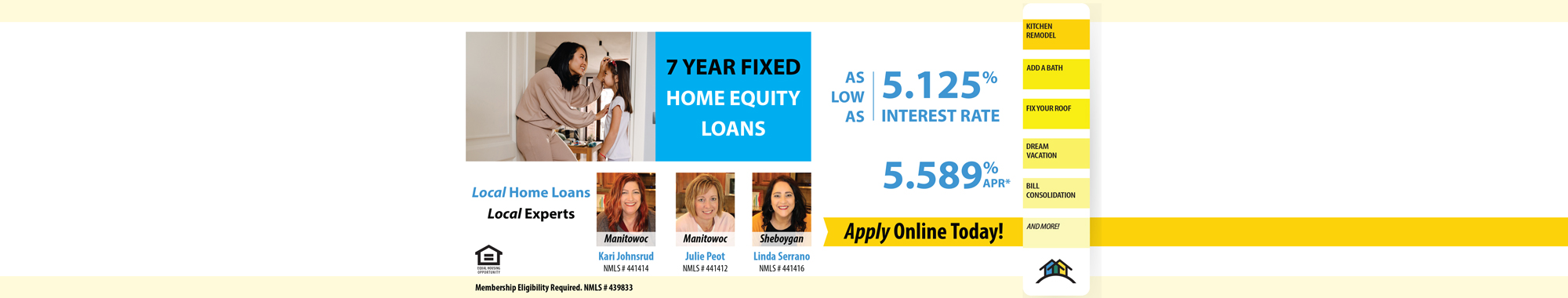 7 YEAR FIXED Home Equity Loan - Apply Oline Today!