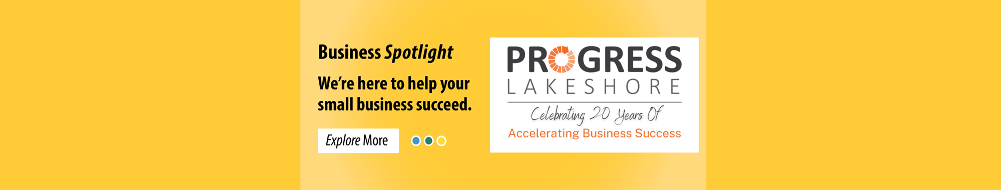 Business Spotlight - We're here to help your small business succeed.