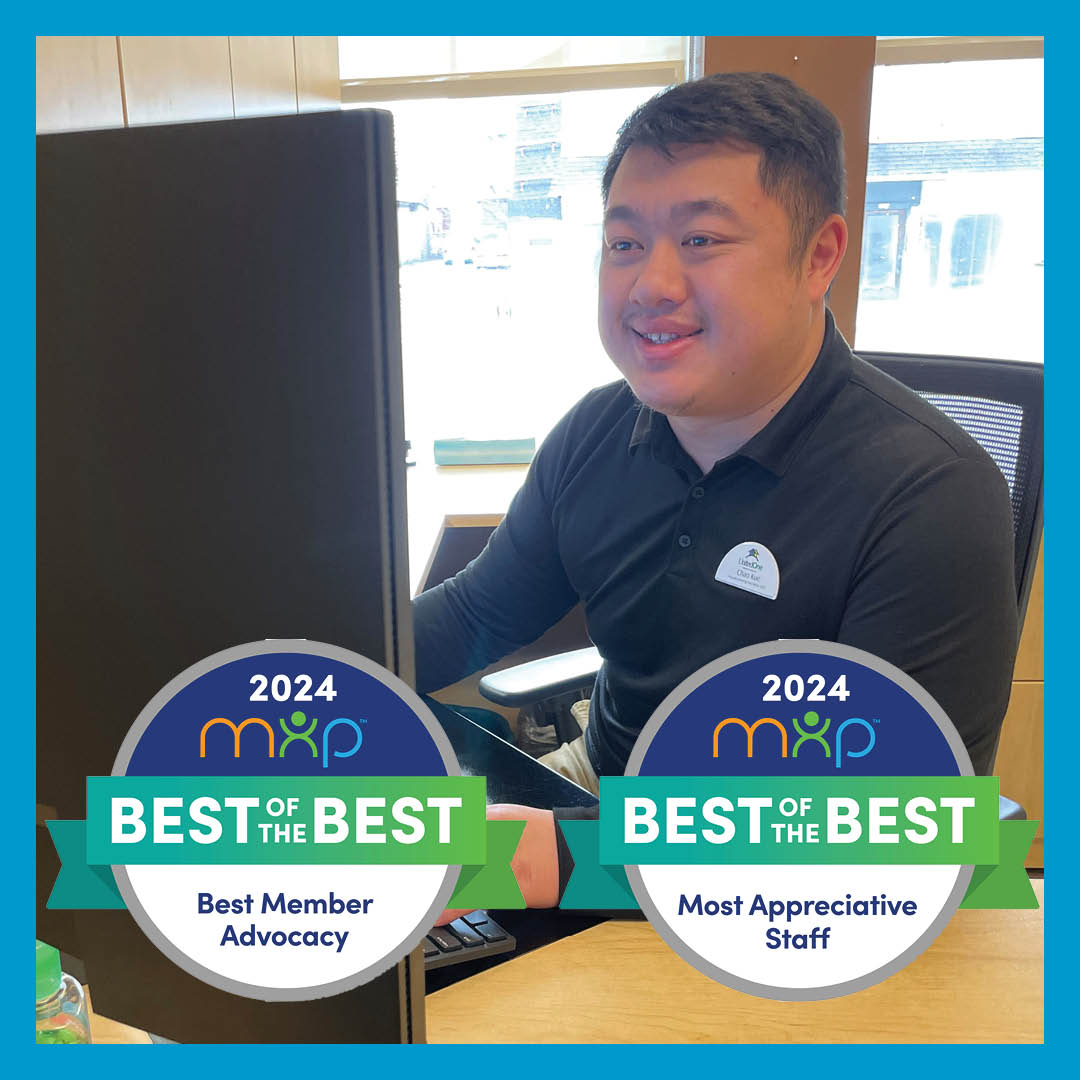 UnitedOne Credit Union was named the 2024 Best of the Best for Best Member Advocacy
