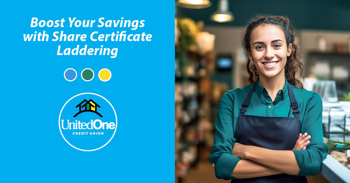 Woman working in a store; Boost Your Savings with Share Certificate Laddering