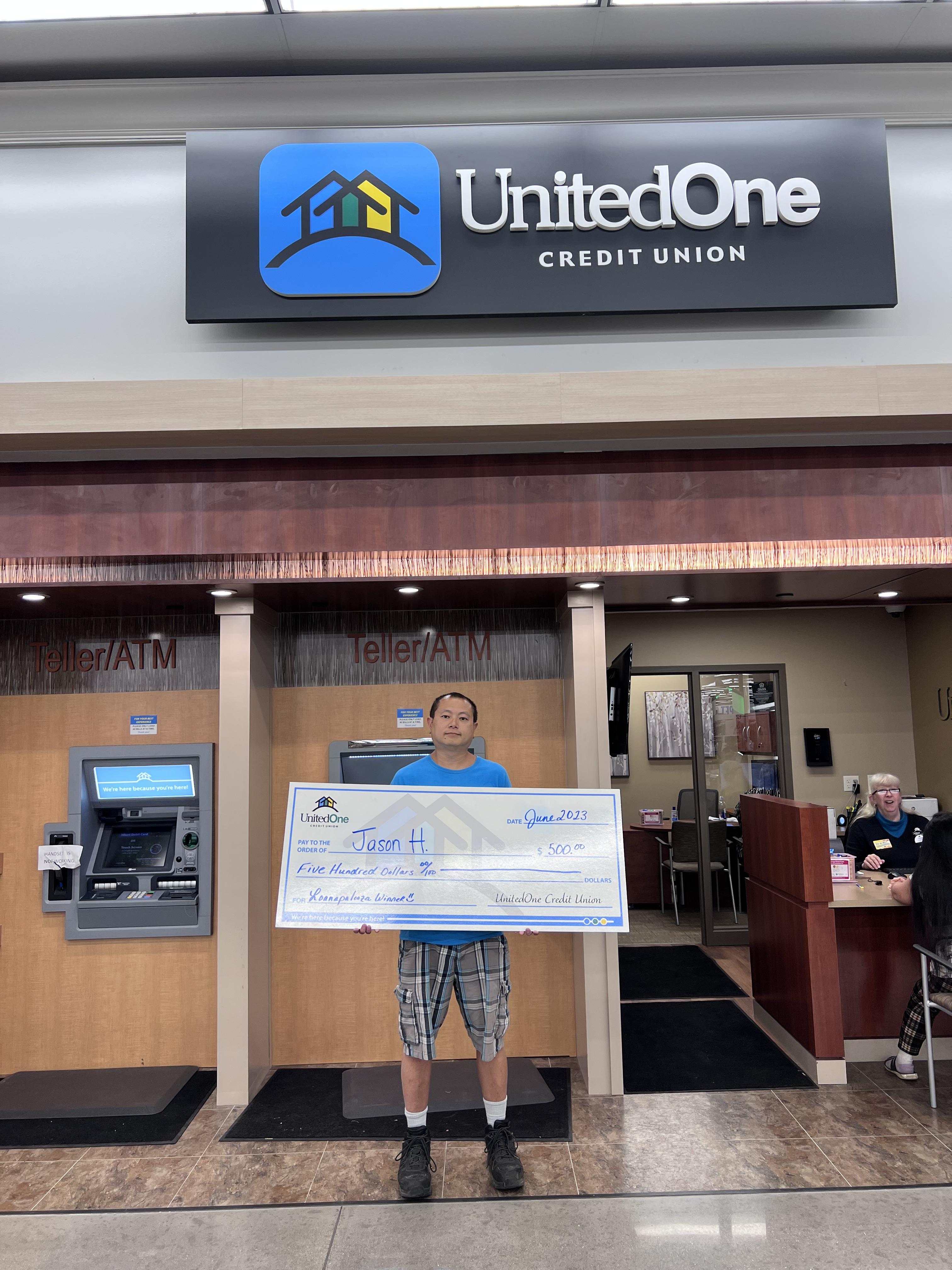 Showing the Love Loanpalooza Vehicle Loan Sale Event $500 Winner