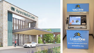 Aurora Medical Center Sheboygan County - UnitedOne Credit Union Personal Teller Machine