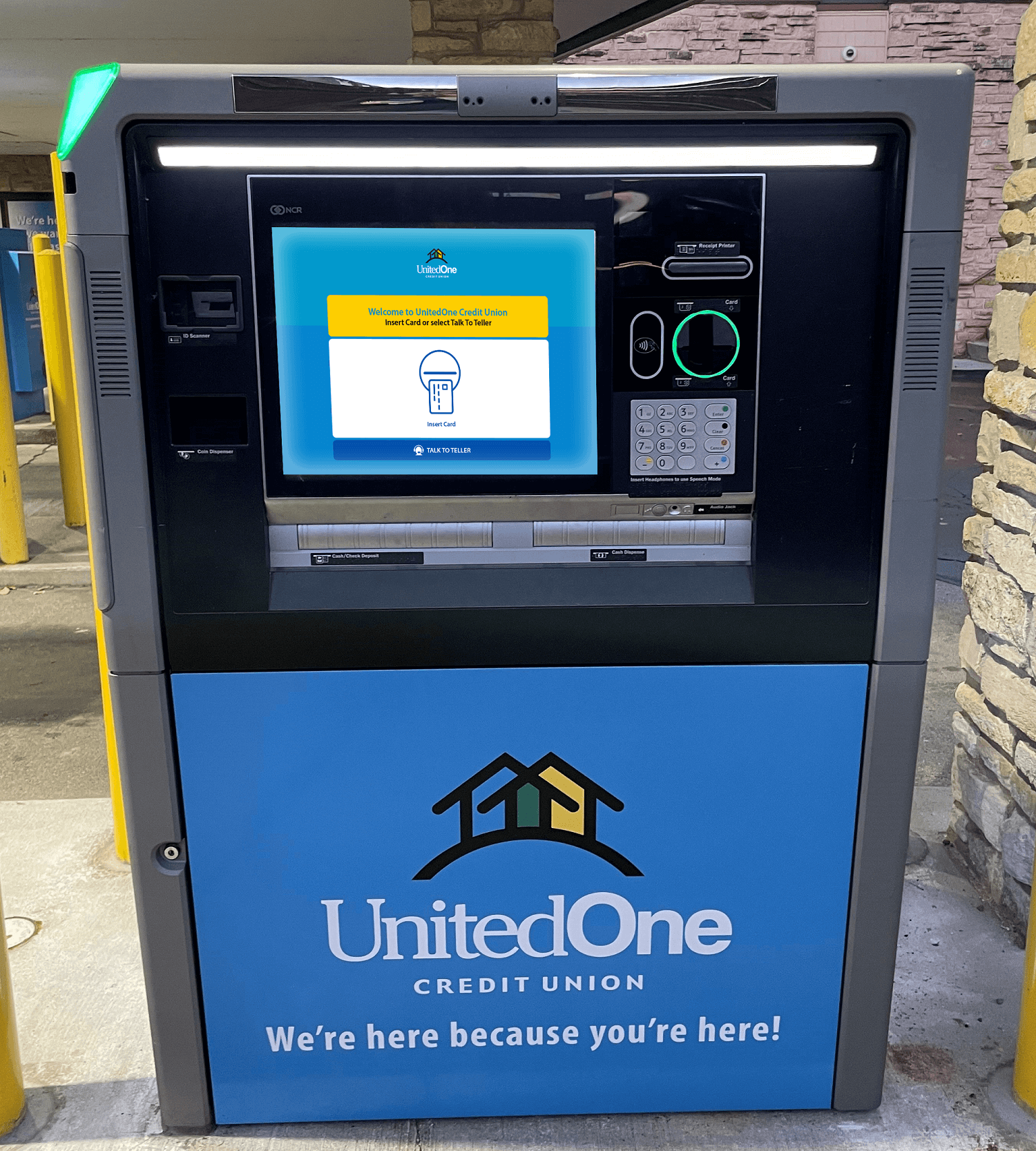 UnitedOne Credit Union's Personal Teller Machines