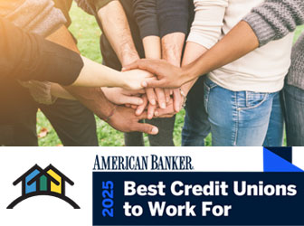 2025 Best Credit Union to Work For - American Banker logo